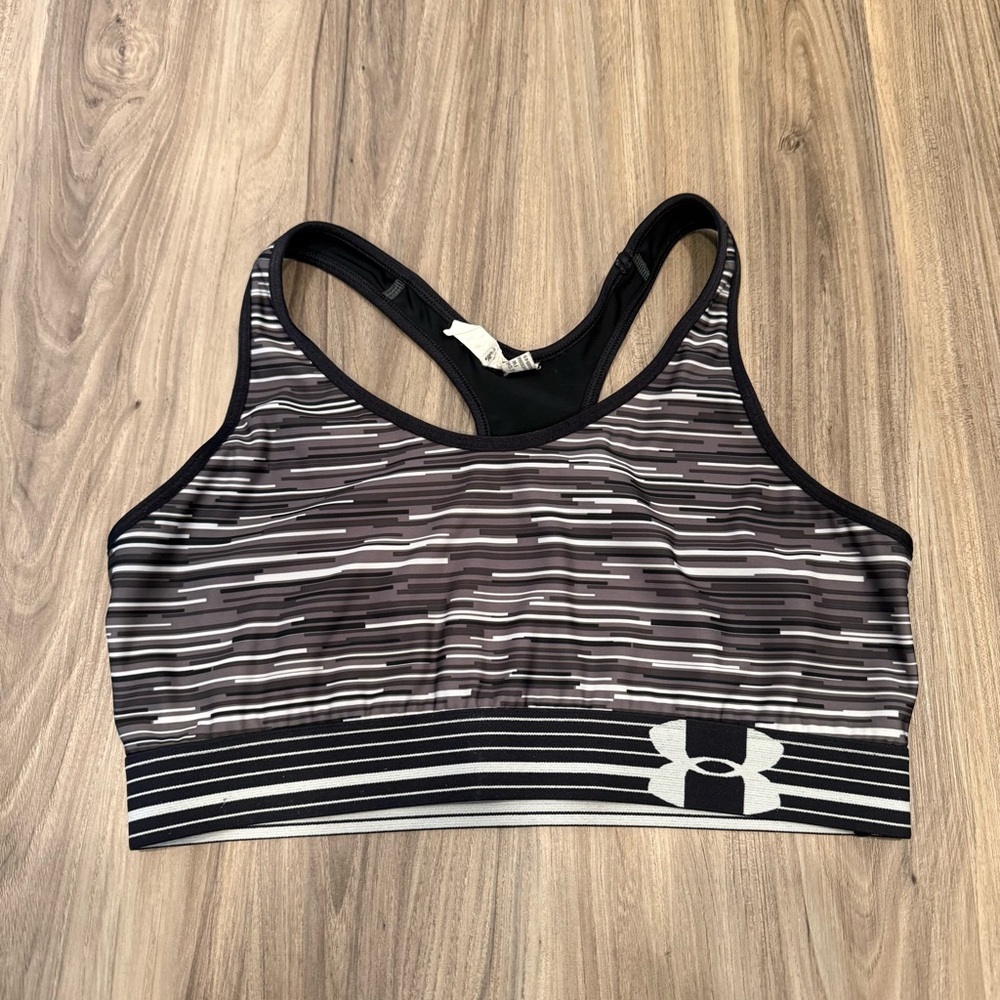Under Armour Women's Compression Sports Bra Modern Camo Pattern